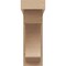 Ekena Millwork 4"W x 8"D x 12"H Classic Emerson Rough Cedar Woodgrain TimberThane Corbel, Primed Tan CORUR04X08X12EMRRCPR - alternate 2